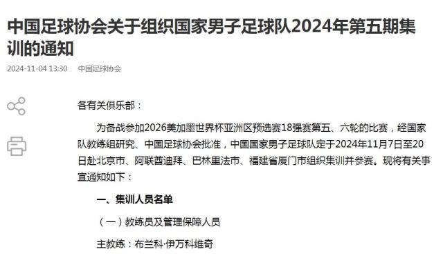 开云体育-国足集训名单：武磊韦世豪领衔 王子铭曹永竞入选