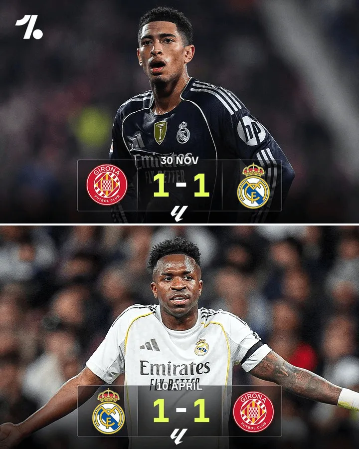 体育平台-总共丢了4分！皇马本赛季两次对阵吉罗纳均1-1战平